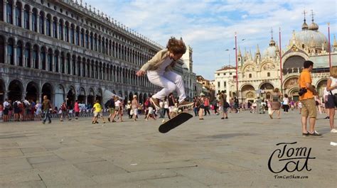 Skateboarding in Venedig Italien, Venice Italy — TOM CAT SKATE I ...