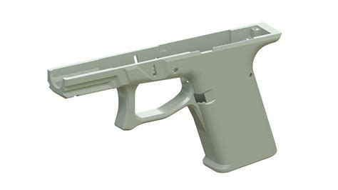 Glock 17 frame 3d print file - somekja