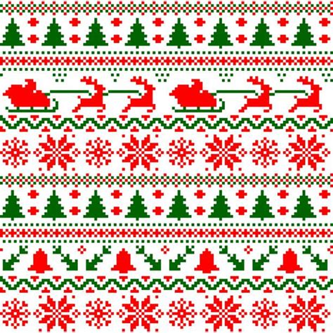 3,400+ Christmas Sweater Pattern Stock Illustrations, Royalty-Free ...