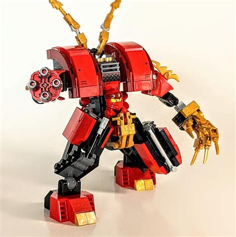 LEGO MOC Kai's FIRE MECH | Ninjago 70500 remake by Brick Daimyo ...