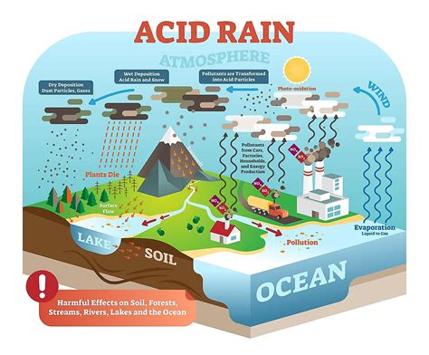 Acid Rain World Map