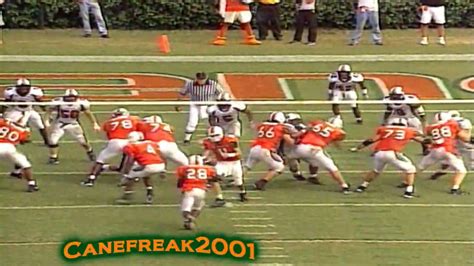 2001 Miami Hurricanes - Greatest Football Team Of All Time - YouTube