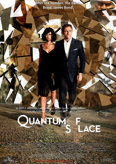 the movie poster for the film quantum de lage