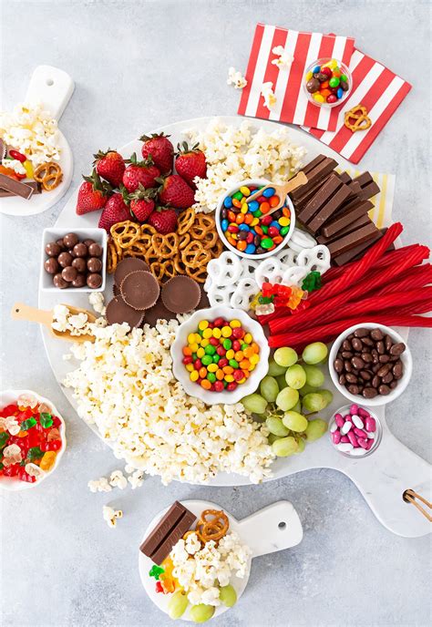 Movie Night Snacks | Sweet & Salty Snack Board | Pizzazzerie