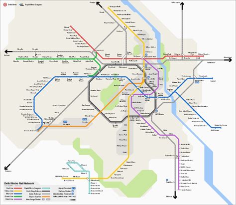 Download Delhi Metro Map in PDF — Map, Lines, Route, Hours, Tickets