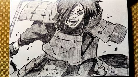 How to draw MADARA UCHIHA step by step | Pencil Drawing Naruto 4K ...