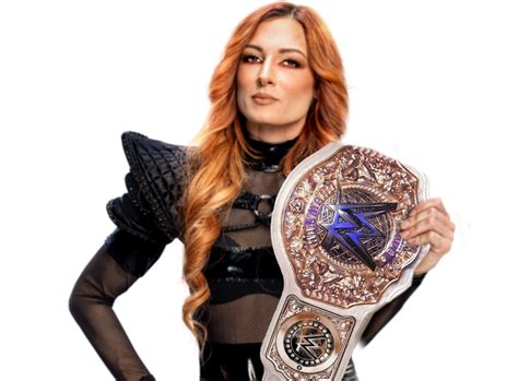 Becky Lynch WWE Women's World Champion Png 2024 by maryxavier on DeviantArt