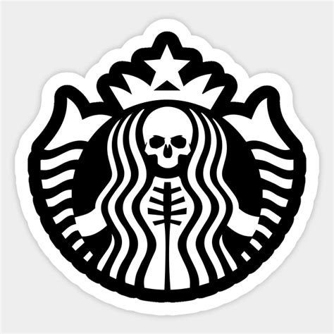 Starbucks parody - Starbucks Parody - Sticker | TeePublic