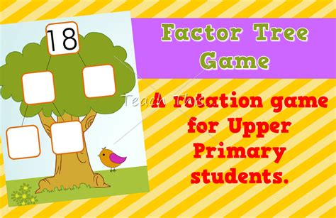 Factor Tree Game - Fun Math Games For School - dominoes, bingo ...