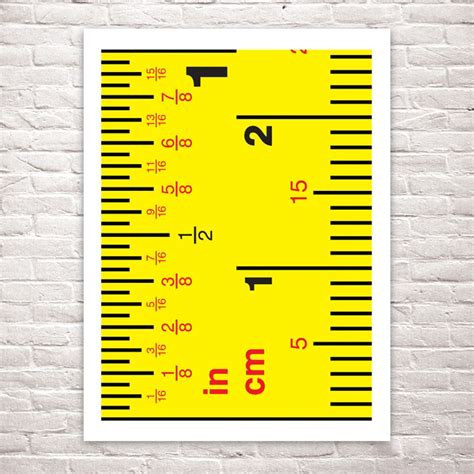 1 Inch Print | Math measurement, Fraction chart, Math methods