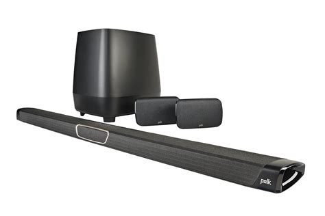 Polk Audio MagniFi MAX SR True 5.1 Home Theatre Sound Bar and Wireless ...