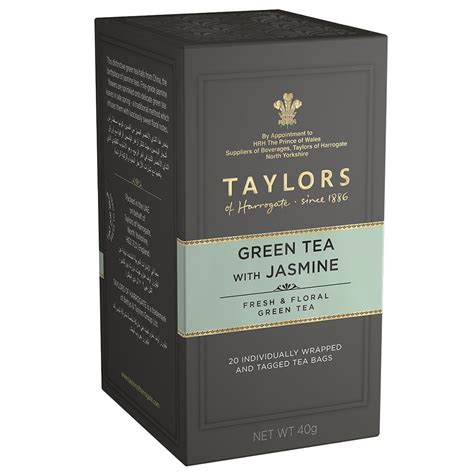 Taylors Of Harrogate - Green Tea With Jasmine Premium Tea - 40g (20 ...