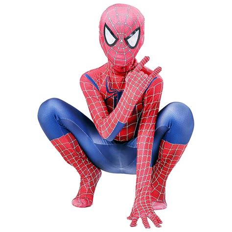 Kids Spiderman Costume Boys Spiderman Cosplay Costumes The Amazing ...