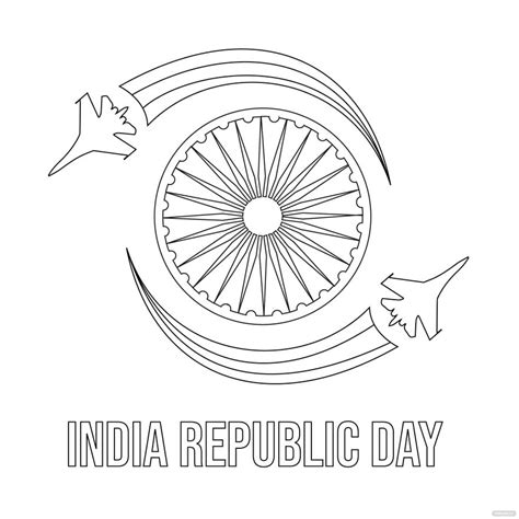 Easy Republic Day Drawing in EPS, Illustrator, JPG, PSD, PNG, SVG ...