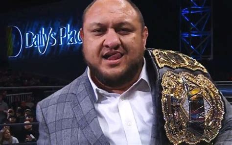 Samoa Joe Reveals Vision Behind AEW's New World Championship Design