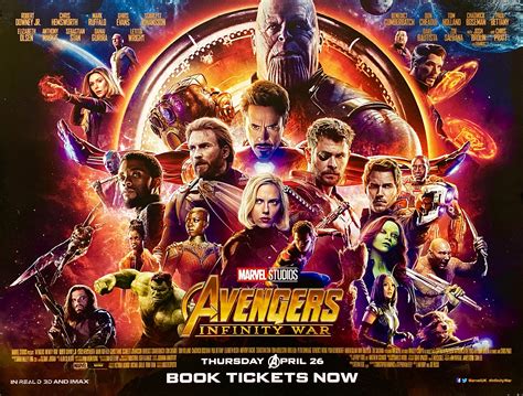 Original Avengers: Infinity War Movie Poster - Iron Man - Captain America