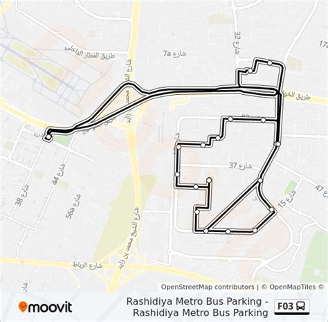 f03 Route: Schedules, Stops & Maps - Rashidiya Metro Bus Parking (Updated)