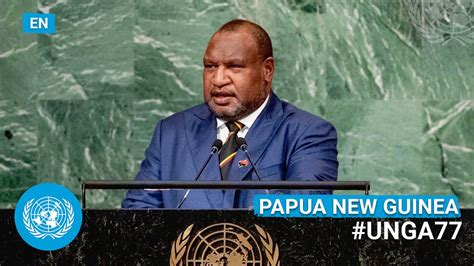 🇵🇬 Papua New Guinea - Prime Minister Addresses UN General Debate, 77th ...