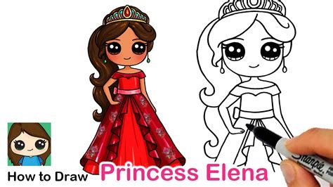 Princess Easy Princess Kawaii Cute Drawings - canvas-tools