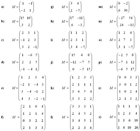 Math Exercises & Math Problems: Determinant of a Matrix