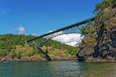 Deception Pass Bridge Photograph by Rick Ulmer - Fine Art America