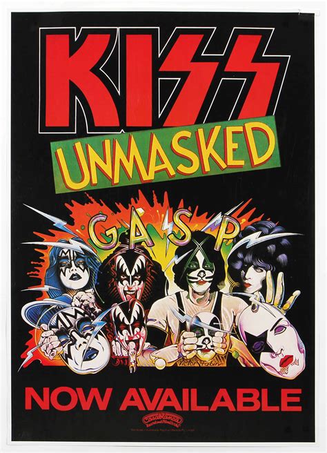 Lot Detail - KISS "Unmasked" Original Album Promotion Poster