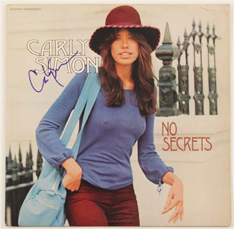 Lot Detail - Carly Simon Signed "No Secrets" Album