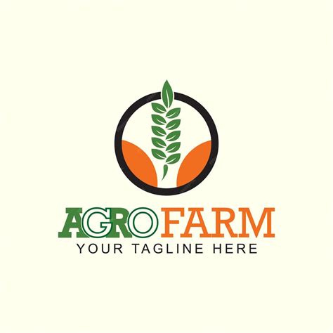 Premium Vector | Agro company logo design template vector