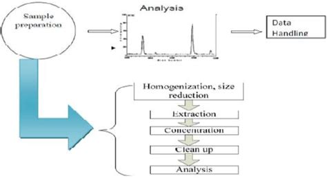 Steps in the analysis of pesticide residue in cereal crop. Source ...