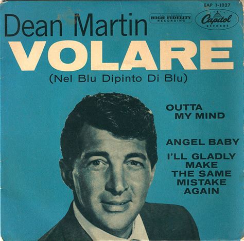 Dean Martin - Volare (Nel Blu Dipinto Di Blu) (1958, Vinyl) | Discogs