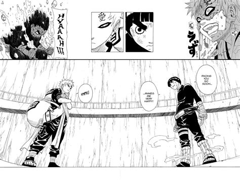 Rock Lee vs Gaara | Dragones, Naruto