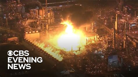 Explosion and fire breaks out at California oil refinery