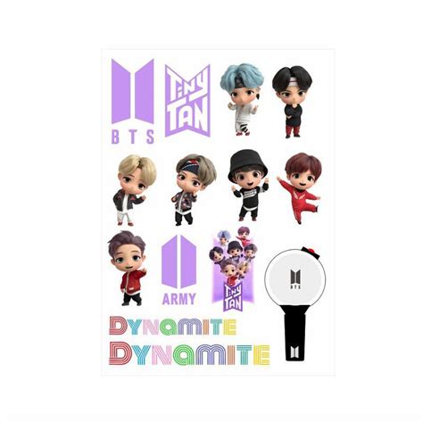 BTS Tiny Tan Mic Drop Stickers Decal | ubicaciondepersonas.cdmx.gob.mx