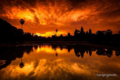 "Angkor Wat Sunrise" by hangingpixels | Redbubble