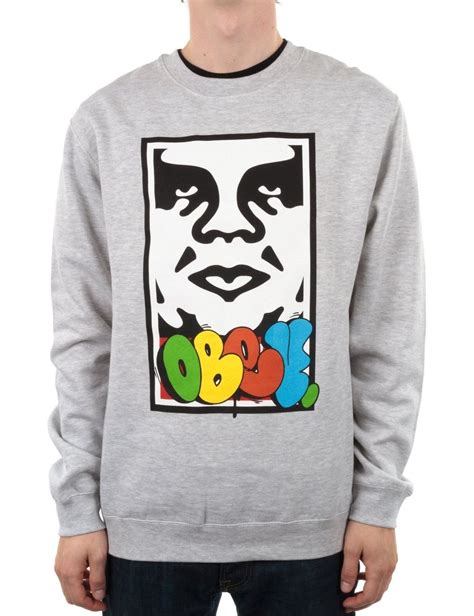 Obey Clothing Obey X Cope 2 Takeover - Heather Grey - Clothing from Fat ...