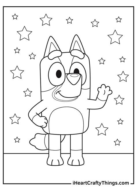 Printable Bluey Coloring Pages - Printable Templates