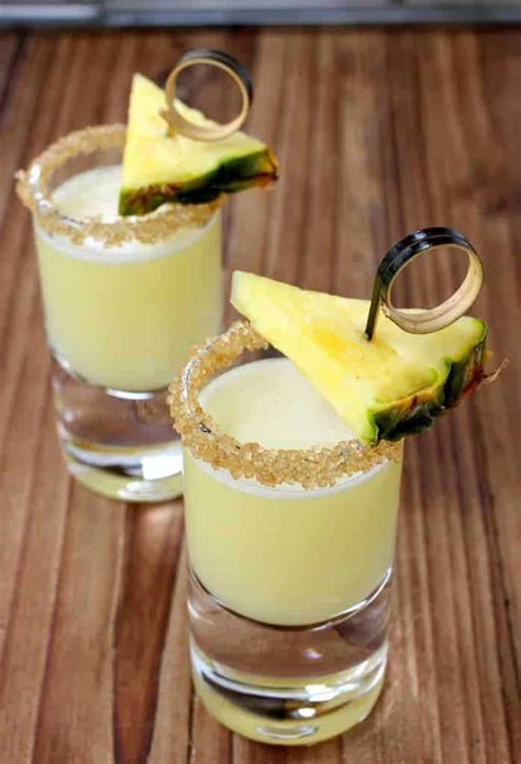 Double Trouble Tropical Tequila Shots | A Fun Tequila Drink Recipe