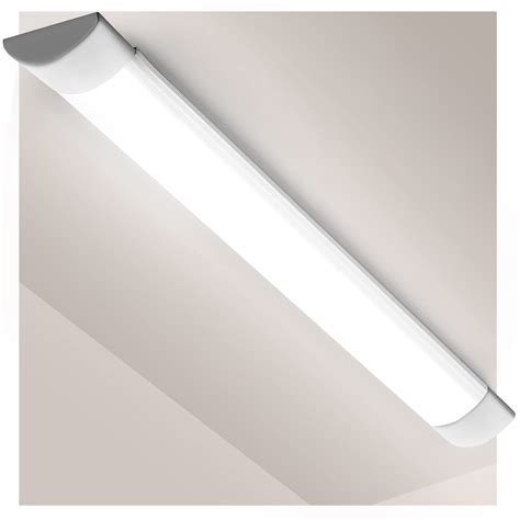 Buy Viugreum 4ft LED Batten Light, Ceiling Tube Light, 3200K, 230V, 40W ...