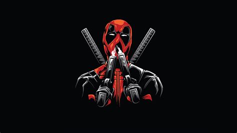 Deadpool Minimal Design Wallpaper,HD Superheroes Wallpapers,4k ...