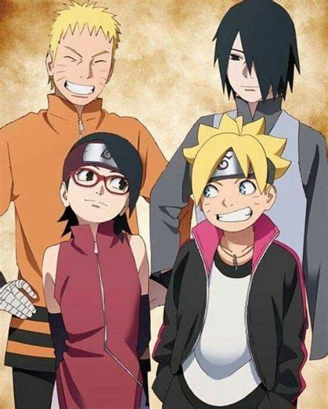 Padres e hijos | Naruto, Uzumaki boruto, Naruto shippuden anime