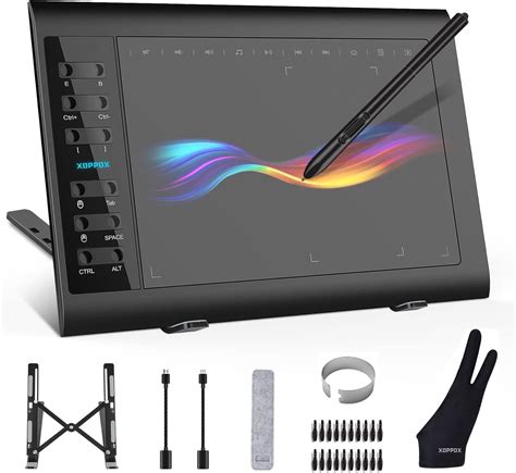 XOPPOX Graphics Drawing Tablet 10 x 6 Inch Large Active Area with 8192 ...