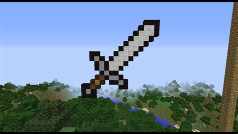 Pixel Art - Iron Sword [MINECRAFT] - YouTube