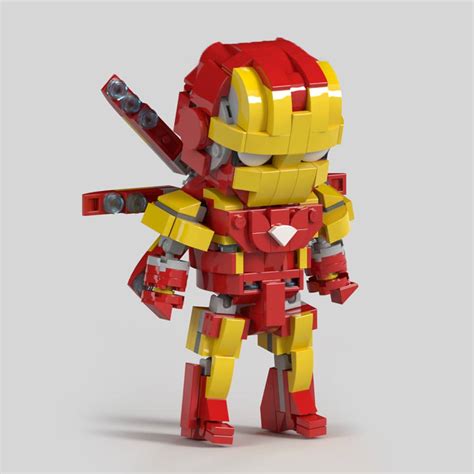 Lego® Custom Instructions Ironman Mark85 - Lego Instructions - MocsMarket