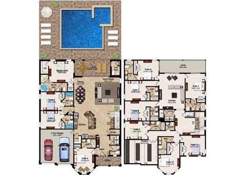 10 Room House Floor Plan - floorplans.click