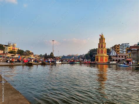 Various temples and scenes of the Panchvati Ghat area of Nashik ...