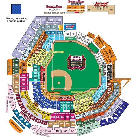 The Awesome and also Interesting busch stadium seating chart with rows ...