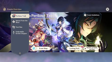 Guide to Perilous Trail Genshin Impact, Get a Total of 900 Primogems!