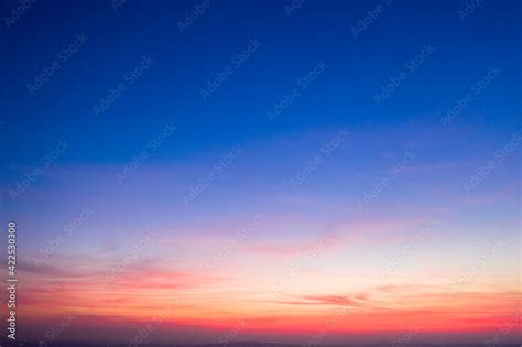 Blue dramatic sunset sky replacement for composition Stock Photo ...