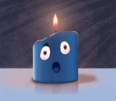 ArtStation - Melting Candle Character (Day 2)