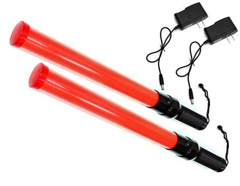 Buy iMBAPrice (2-Pack 21" Long Traffic Safety Rechargeable Flashing LED ...